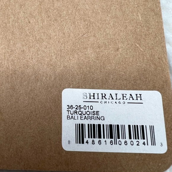 Shiraleah Anthropologie Bali Earrings in Turquoise - Picture 4 of 4